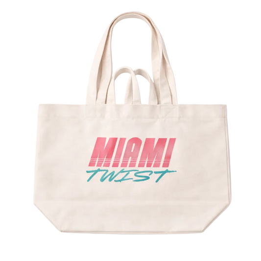 Miami Twist Canvas Tote